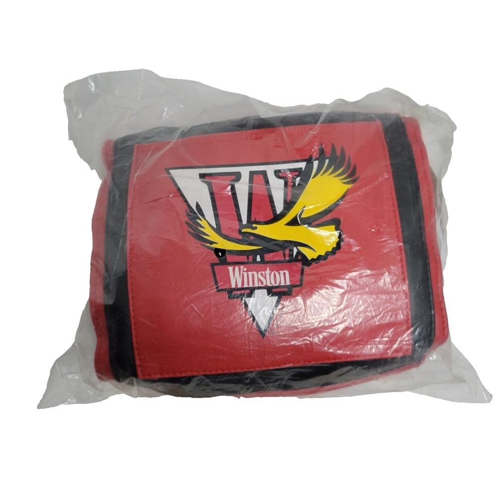 Vintage Winston Beer Koozie Cigarettes Cigarette Holder Football RJRTC Sports